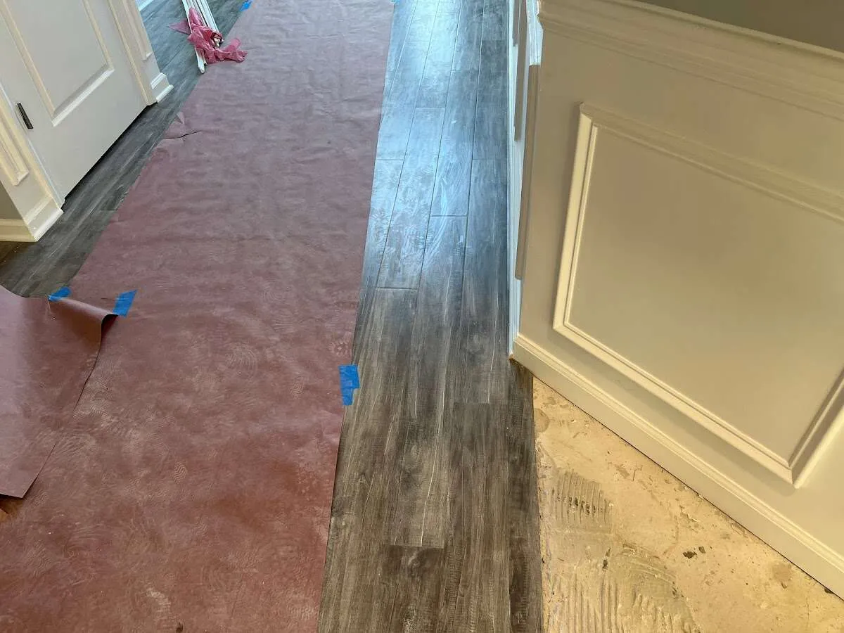 Completed marble shower restoration in Atchison